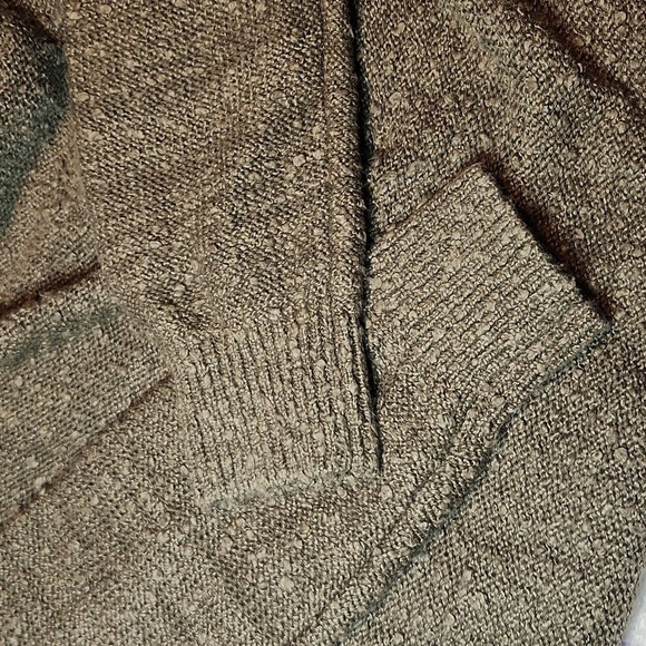 Anthropologie Pilcro Dark Olive Green Cowl Neck Pull Over Knit Sweater Size XS - Picture 6 of 6